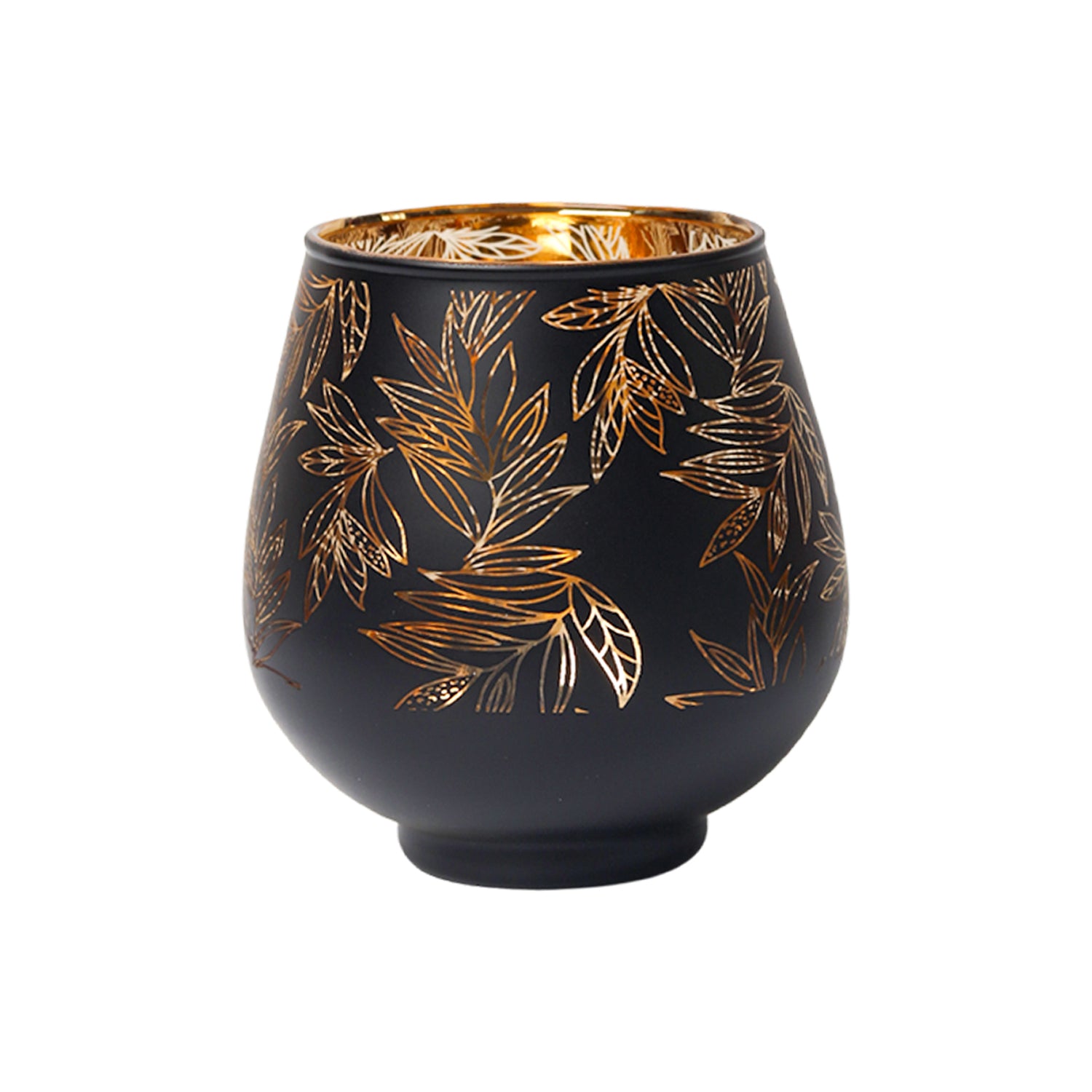 Black + Golden T-Lite Holders