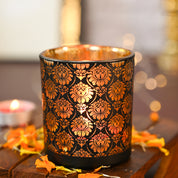 Black + Golden T-Lite Holders