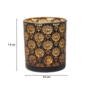 Black + Golden T-Lite Holders