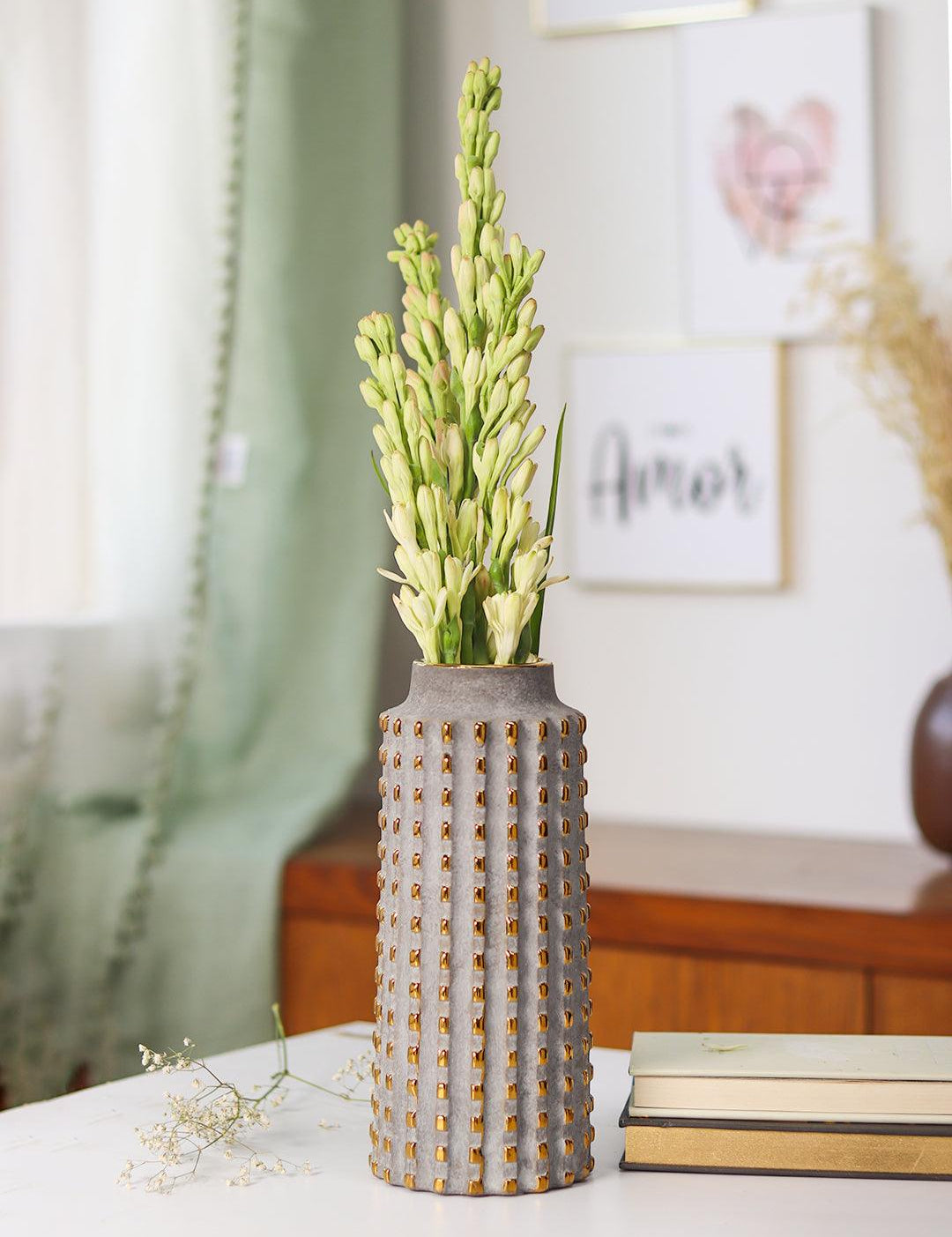 VON CASA Geometric Ceramic Vase - MARKET99