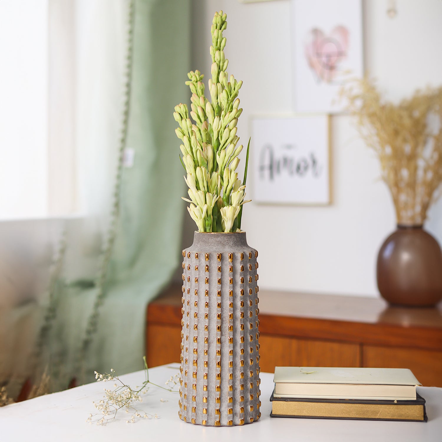VON CASA Geometric Ceramic Vase