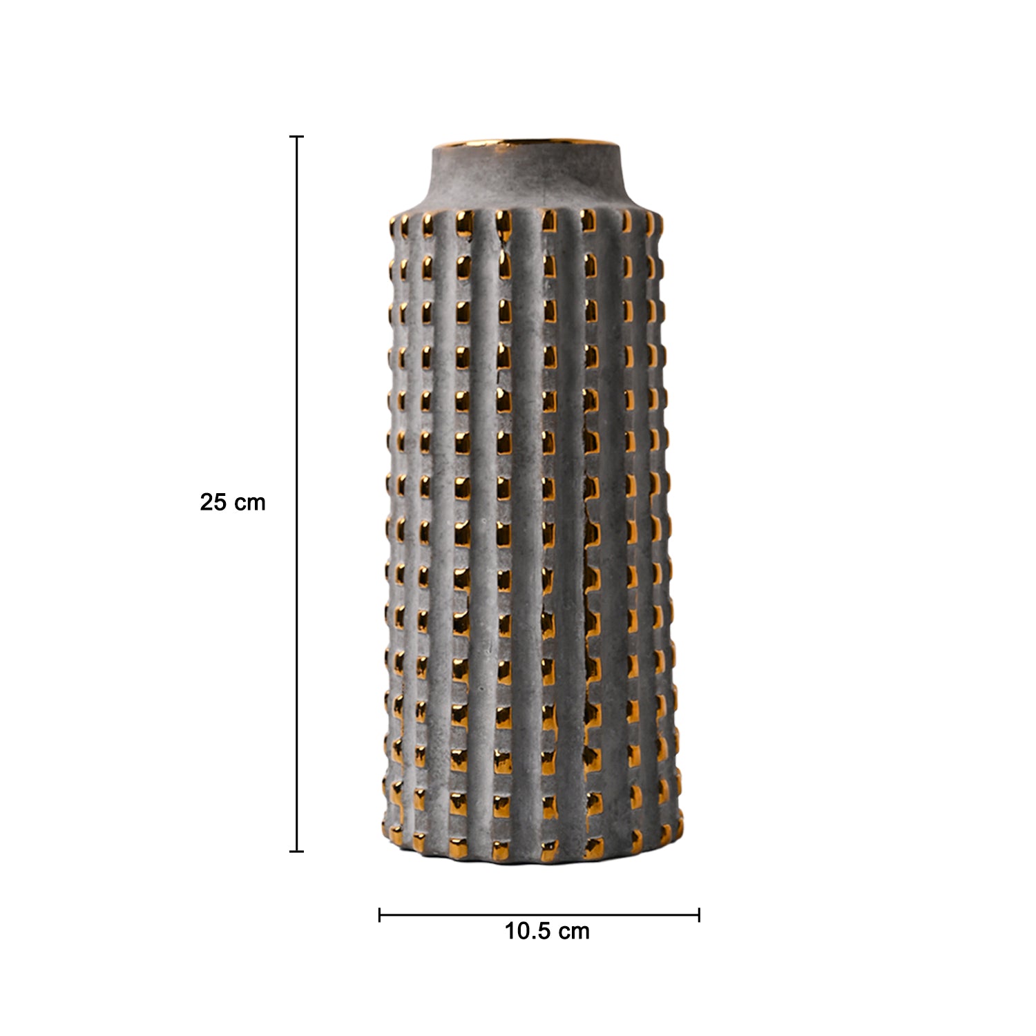 VON CASA Geometric Ceramic Vase
