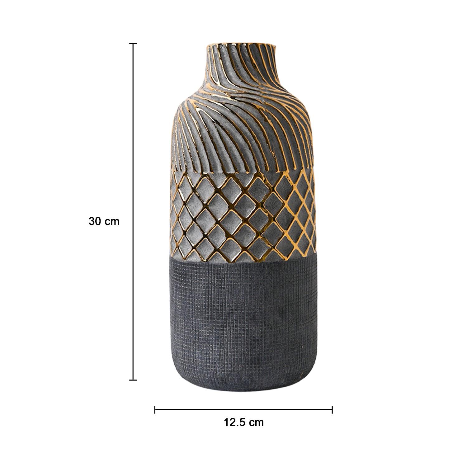 VON CASA Abstract Ceramic Vase
