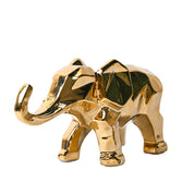 Golden Elephant Figurine