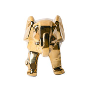 Golden Elephant Figurine
