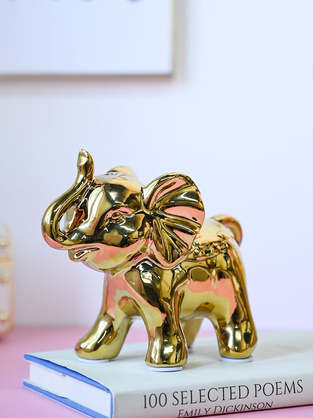 Golden Elephant Statue - MARKET99