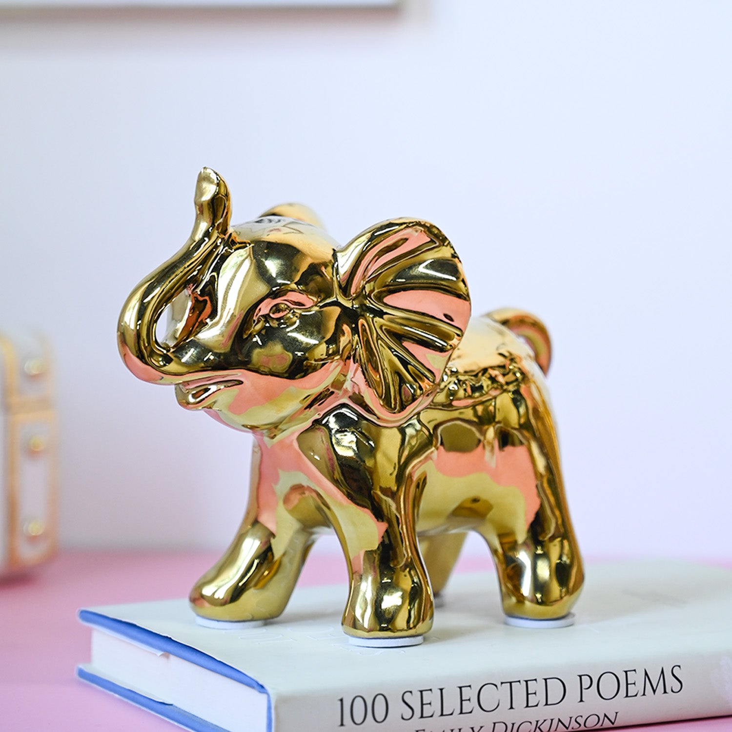 Golden Elephant Statue