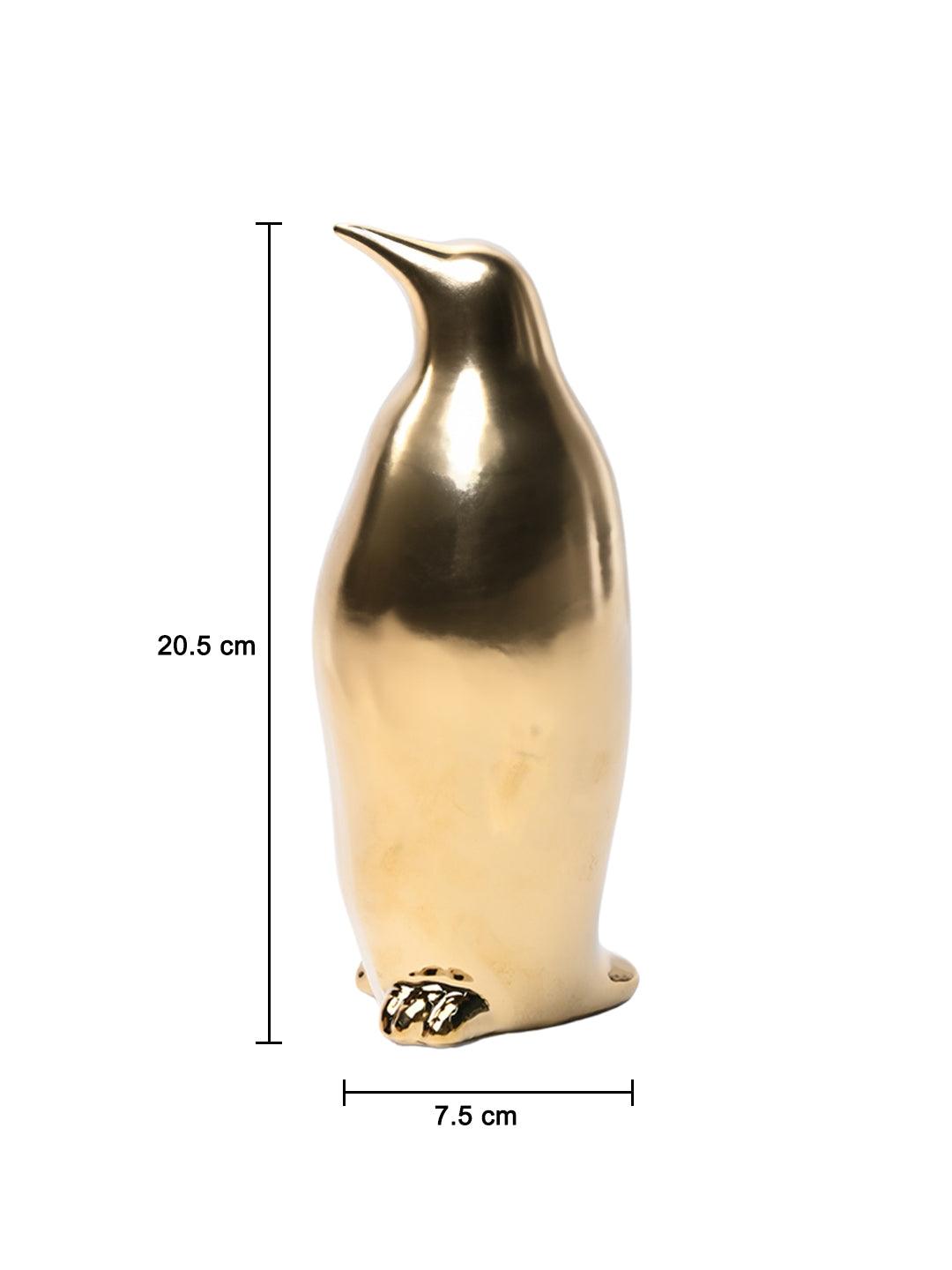 Golden Penguin Statue Figurine - MARKET99