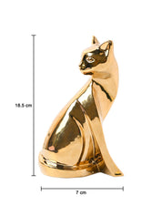 Golden Cat Statue Figurine - MARKET99