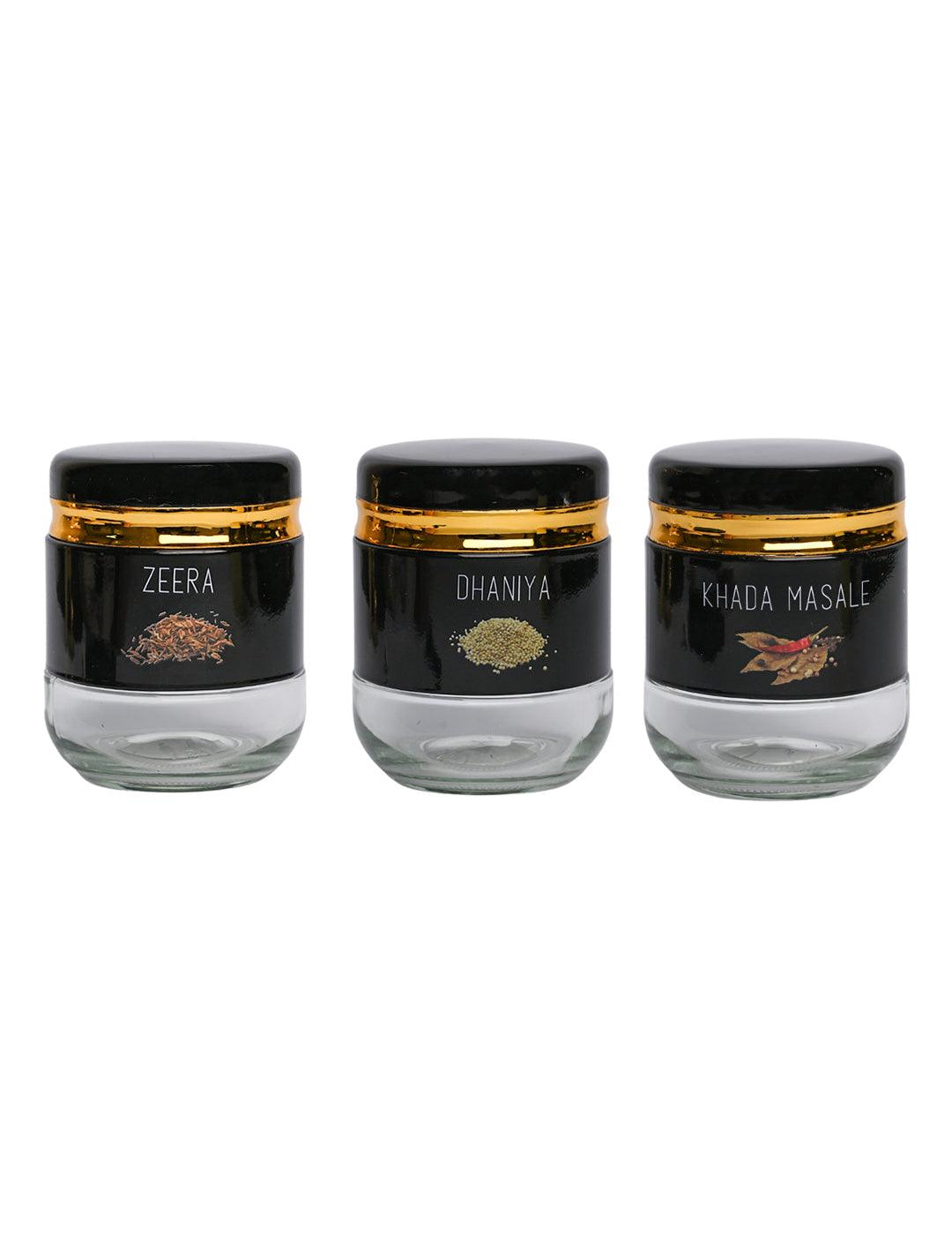 3-Piece Spice Jar Set 360ml - MARKET99