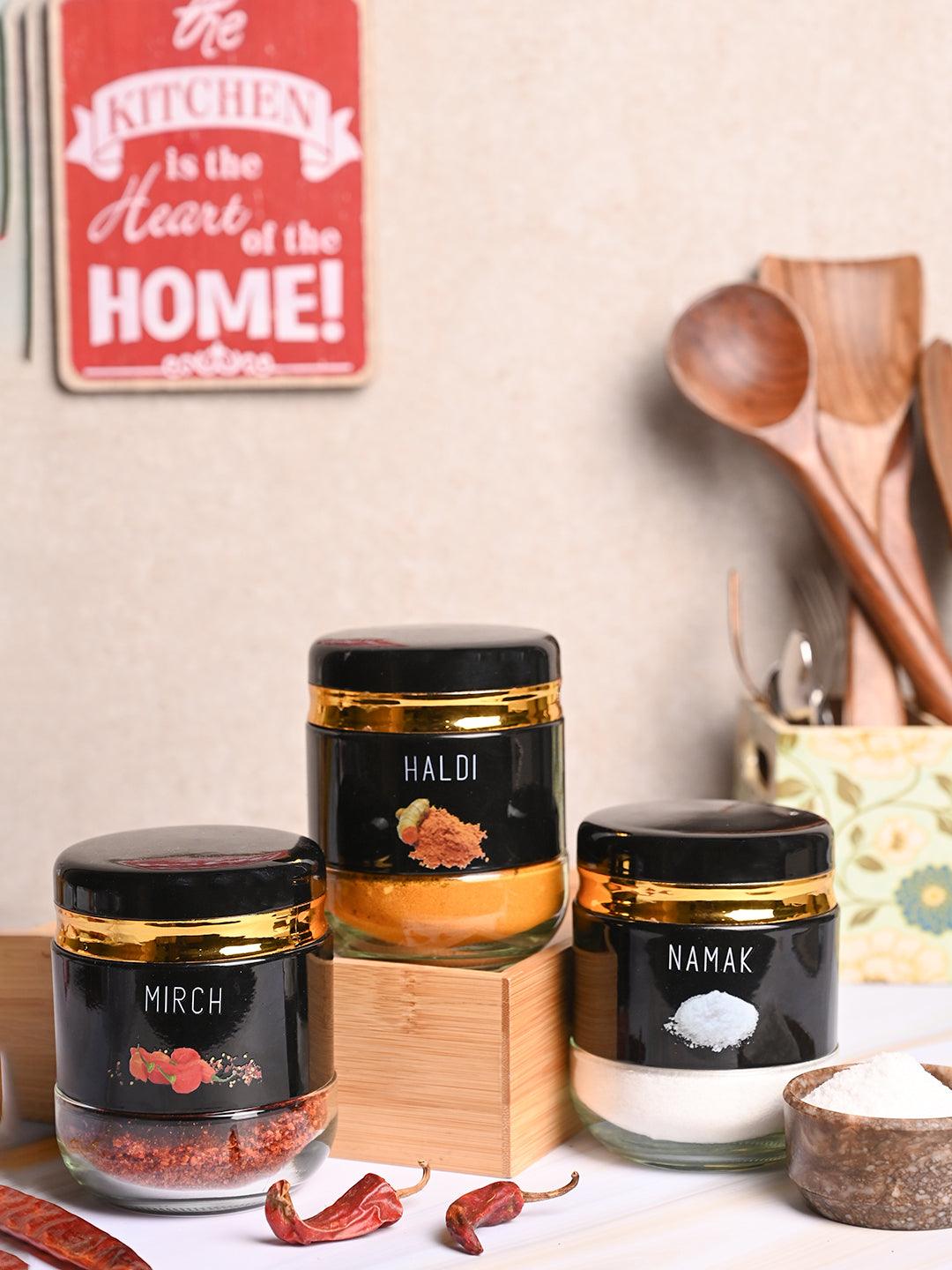 3-Piece Spice Jar Set 360ml - MARKET99