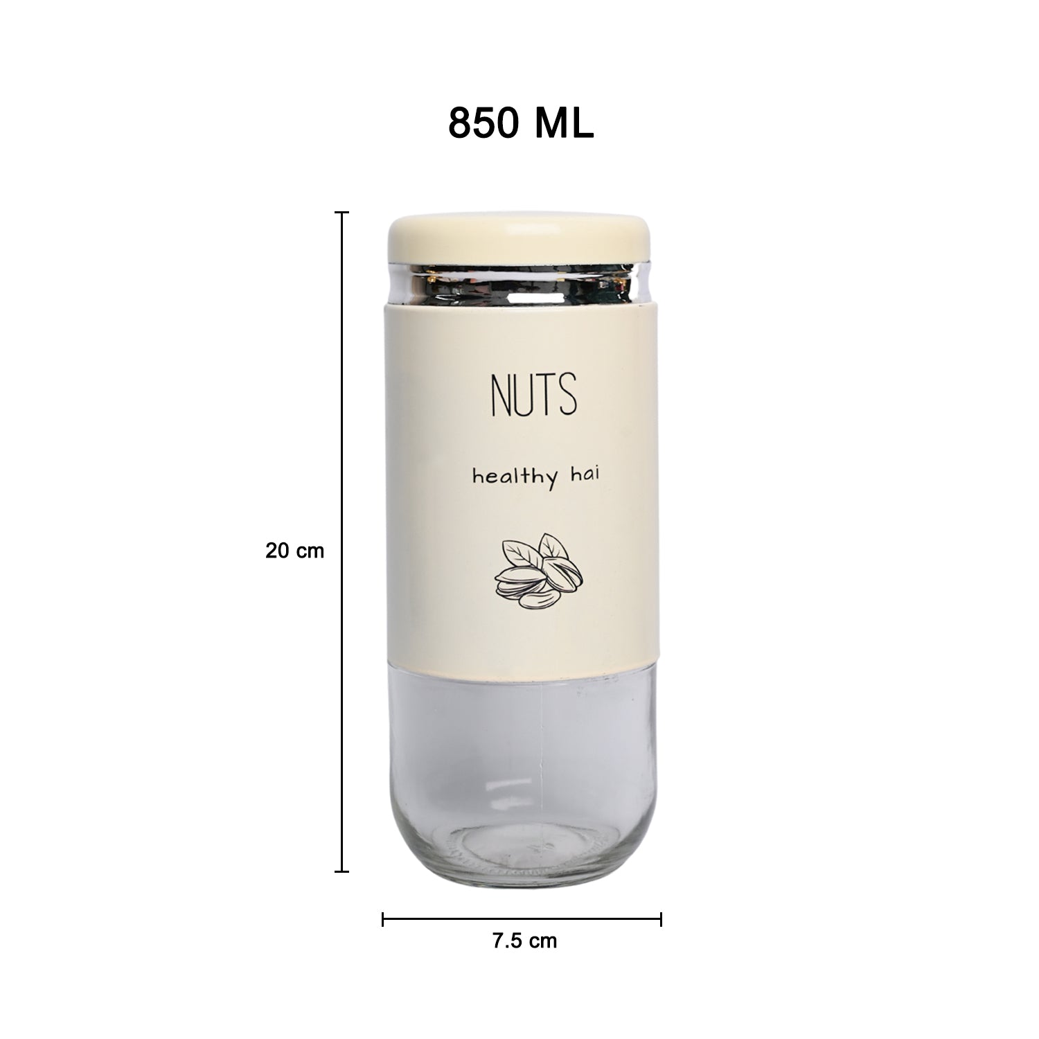 Nuts Storage Jar 850 Ml