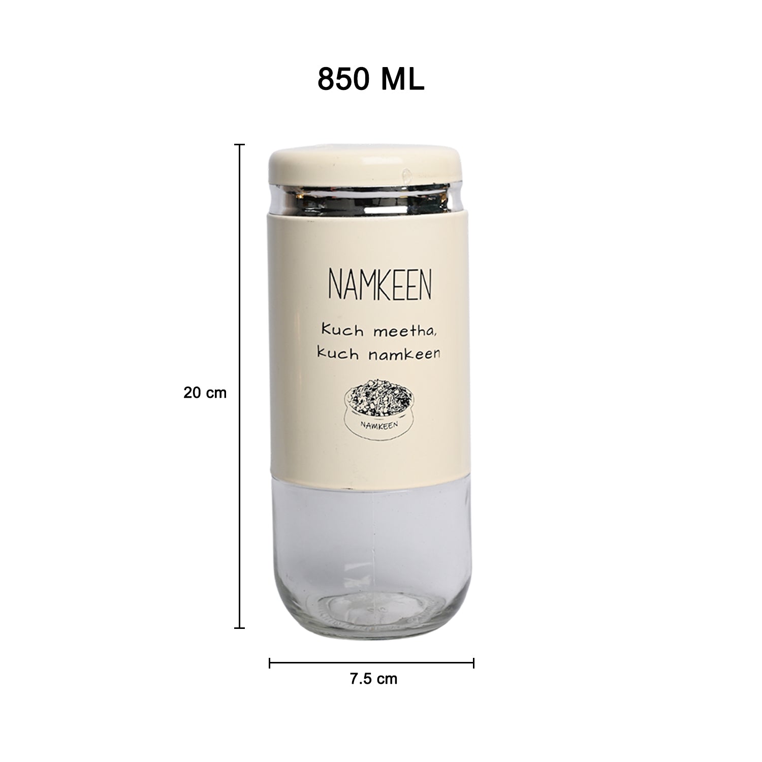 Namkeen Storage Jar 850Ml