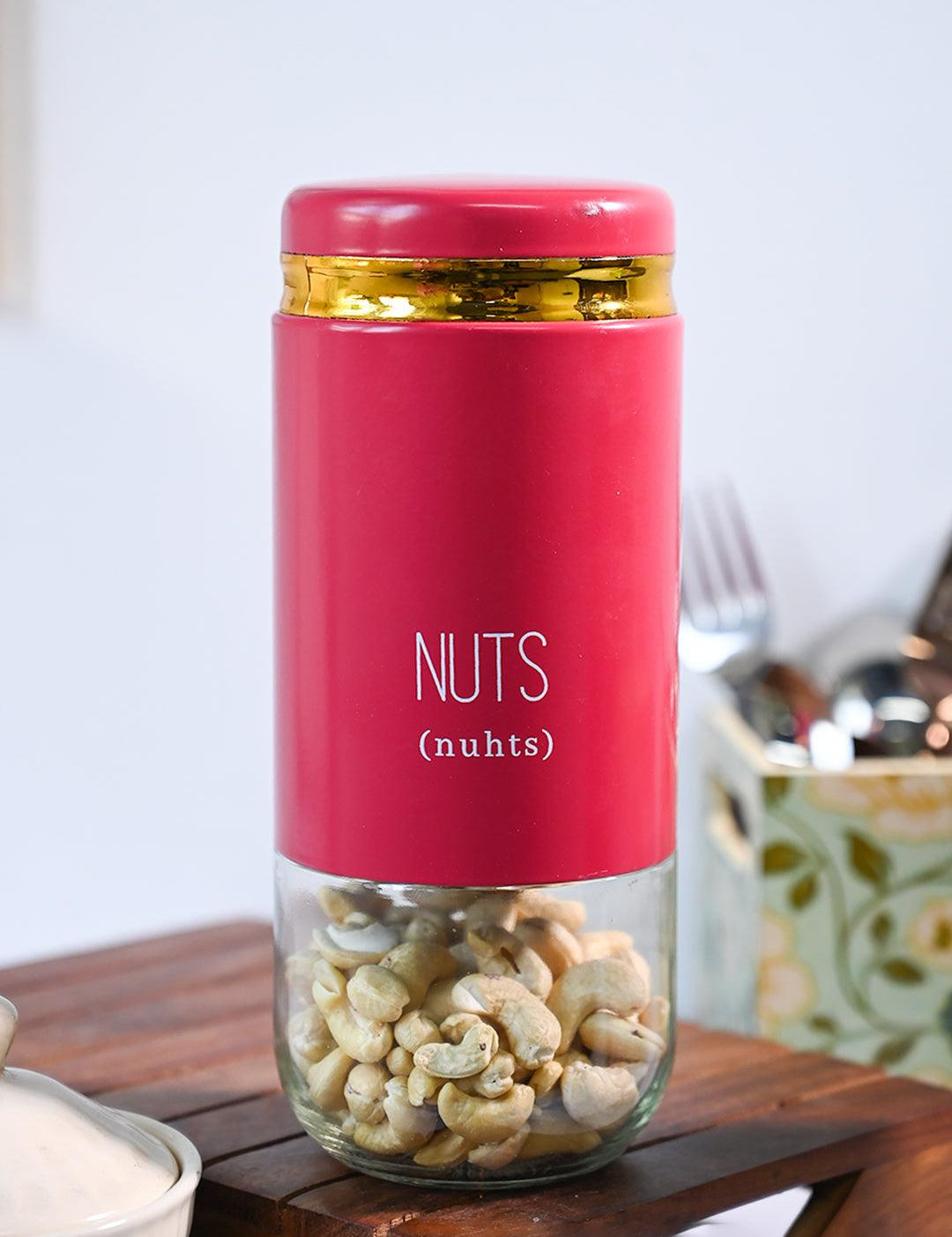 Nuts Storage Jar 850 Ml - MARKET99