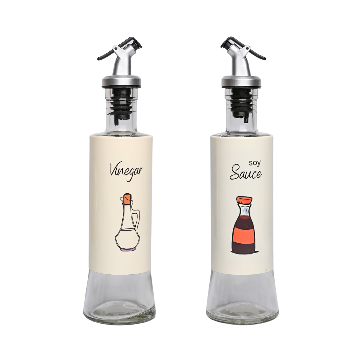 350ml Vinegar & Soya Dispenser Set