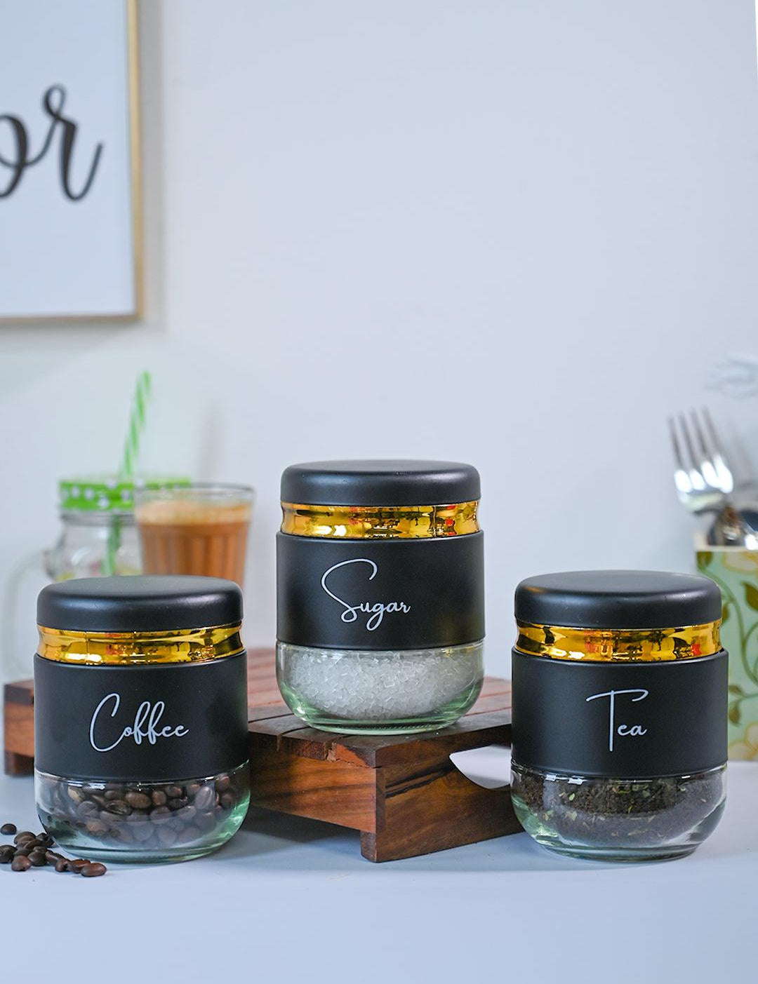 360ml Tea, Sugar & Coffee Trio - MARKET99