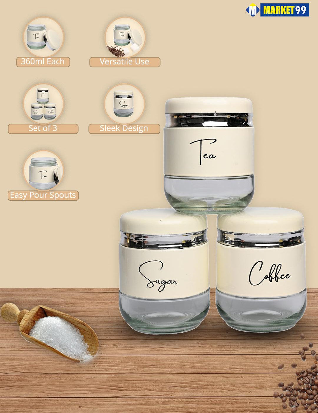 360ml Tea Sugar Coffee Set - MARKET99