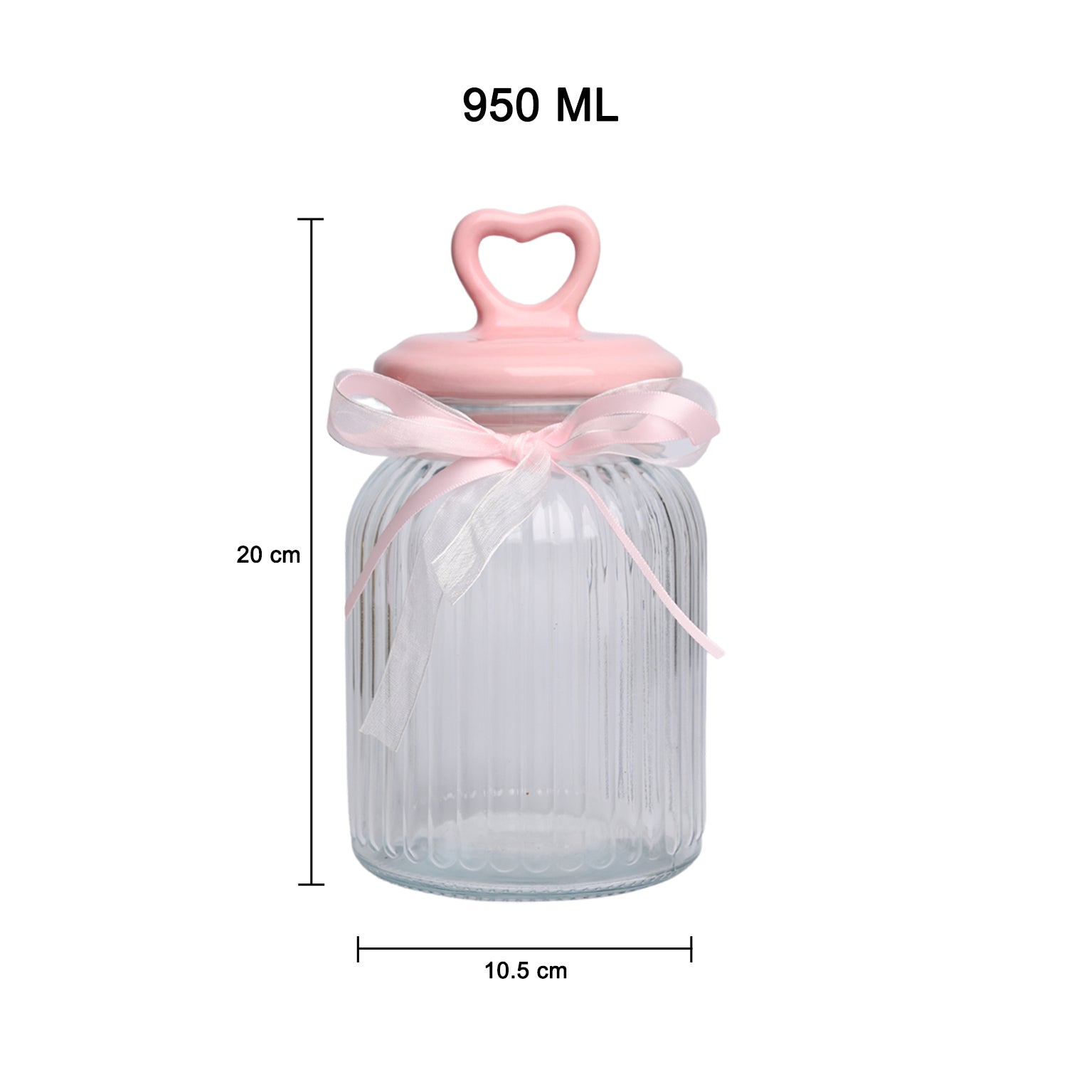 Heart Ear Lid' 950ml Jar