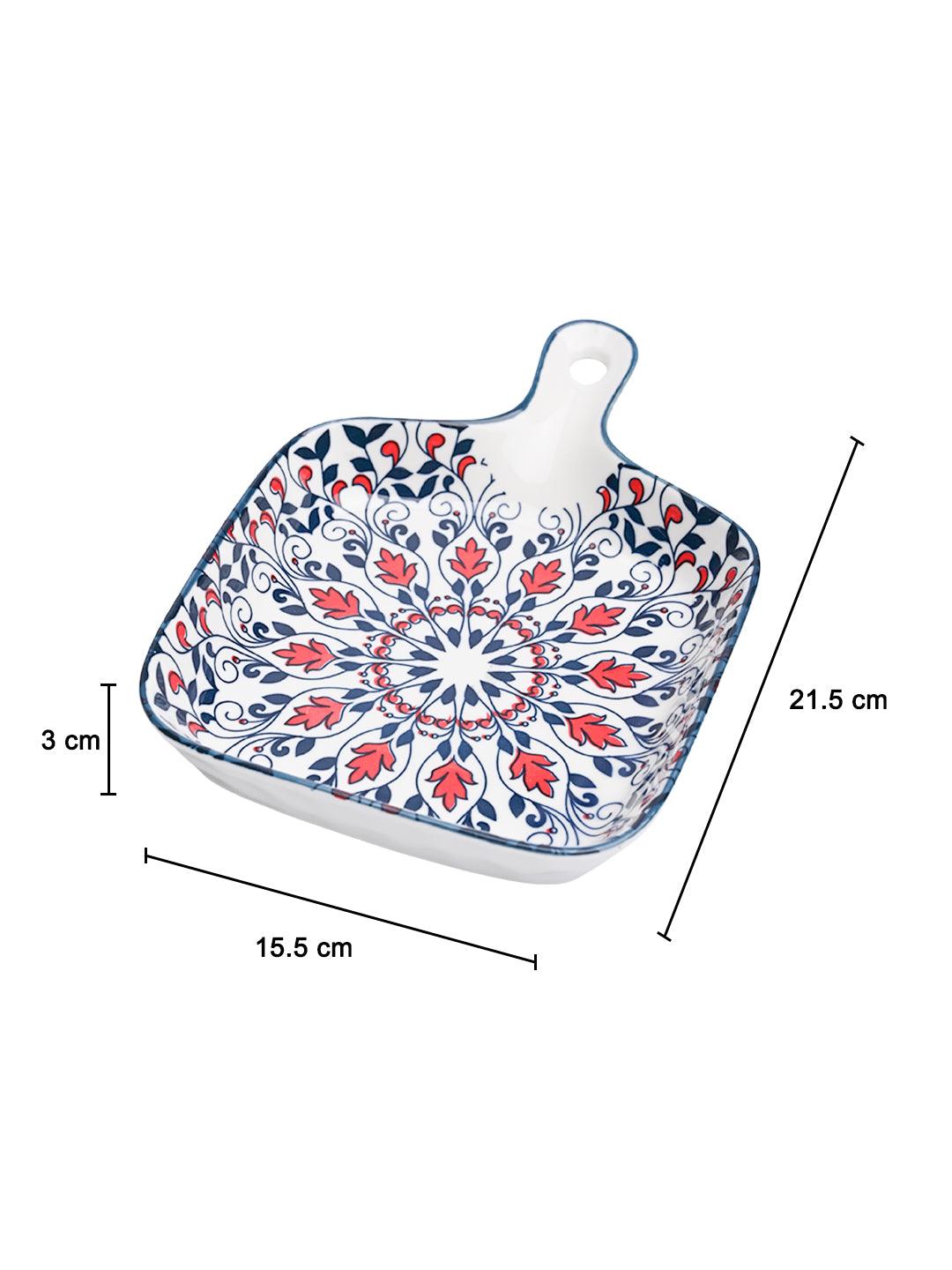 Ceramic Platter With Handle