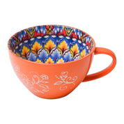 Orange Geomatry 480ml Cup
