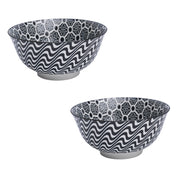 Floral Bowl Set Of 2 (650Ml)