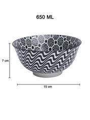 Floral Bowl Set Of 2 (650Ml) - MARKET99