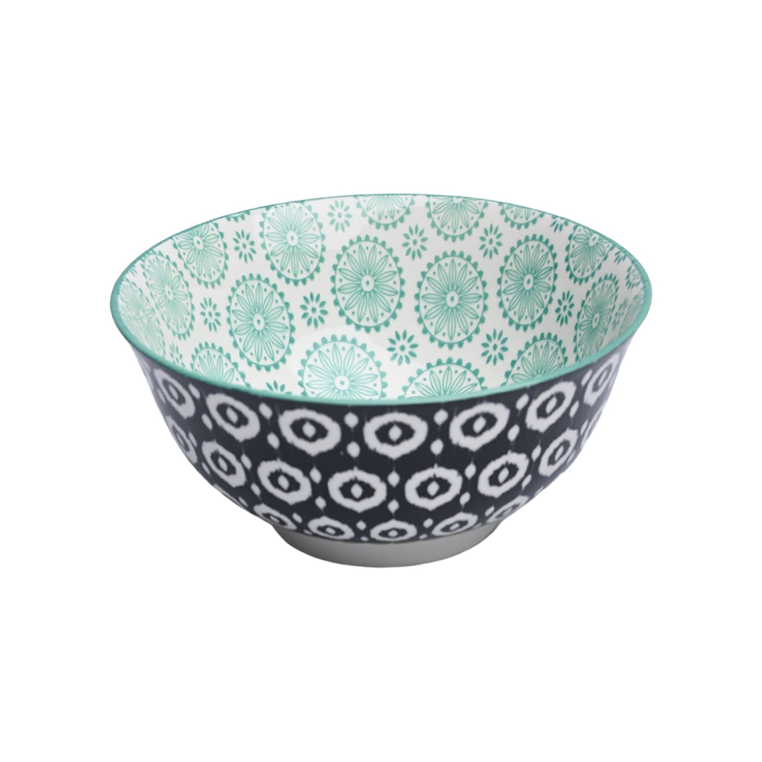 Floral Bowl Set Of 2 (650Ml)