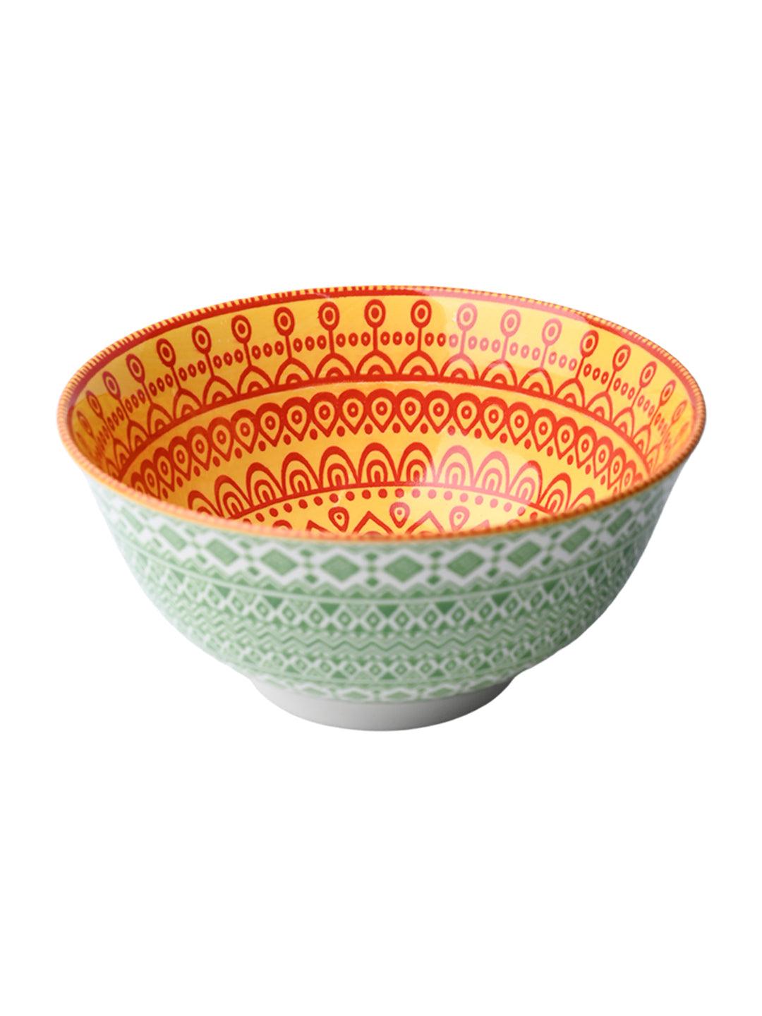 Floral Bowl Set Of 2 (650Ml) - MARKET99