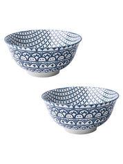 Geomatry Bowl Set Of 2 (650Ml) - MARKET99