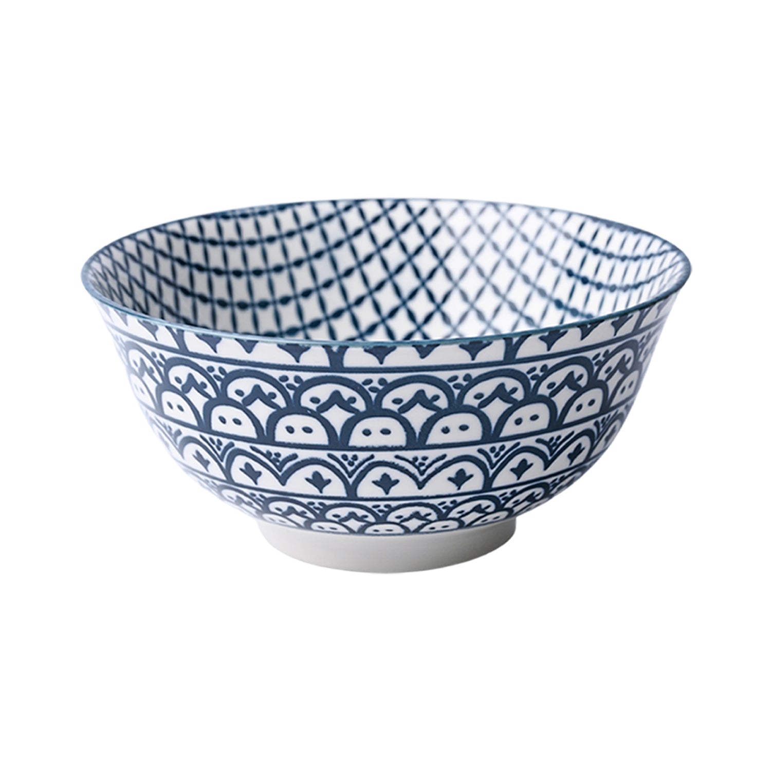 Geomatry Bowl Set Of 2 (650Ml)