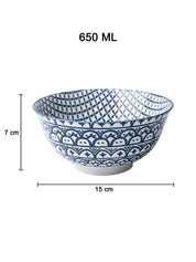 Geomatry Bowl Set Of 2 (650Ml) - MARKET99