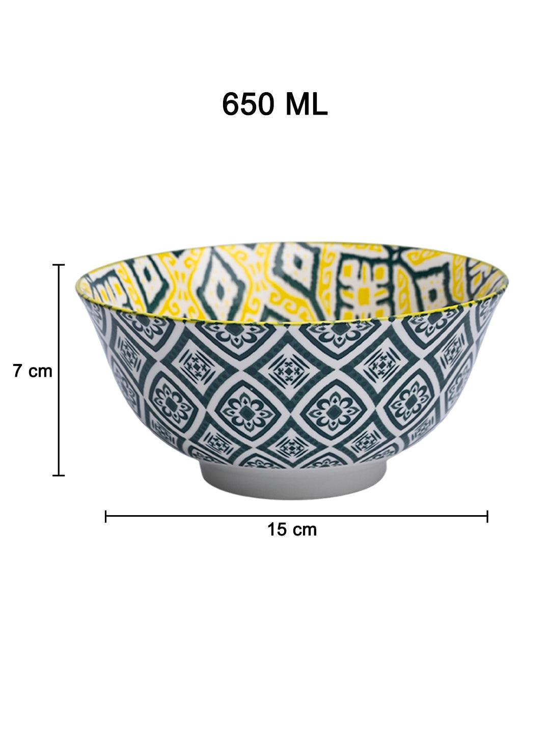 Geomatry Bowl Set Of 2 (650Ml) - MARKET99