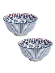 Geomatry Bowl Set Of 2 (650Ml) - MARKET99