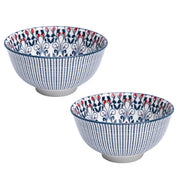 Geomatry Bowl Set Of 2 (650Ml)