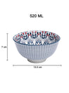 Geomatry Bowl Set Of 2 (650Ml) - MARKET99