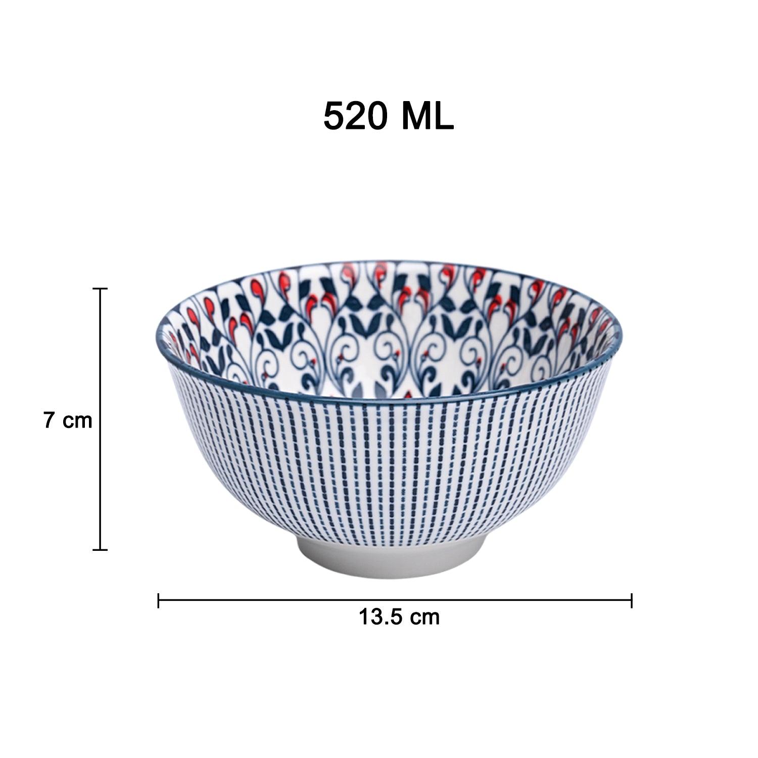 Geomatry Bowl Set Of 2 (650Ml)
