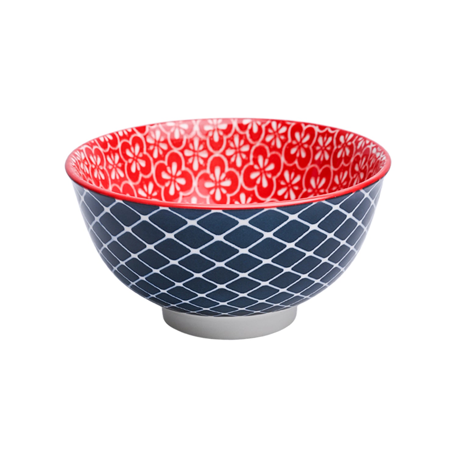 Floral Bowl Set Of 2 (650Ml)