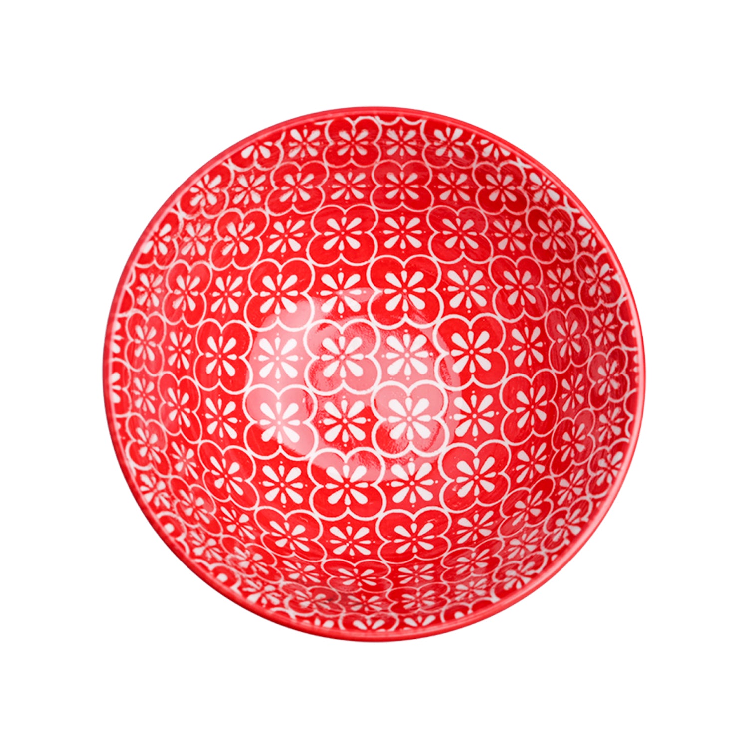 Floral Bowl Set Of 2 (650Ml)
