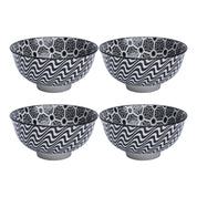 Floral Bowl Set Of 4 (280Ml)