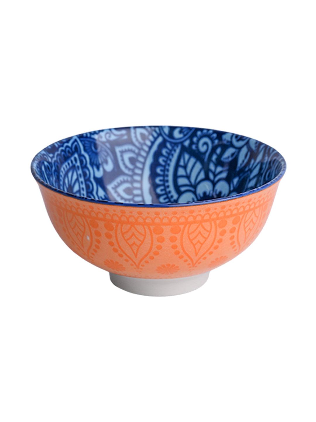 Floral Bowl Set Of 4 (280Ml) - MARKET99