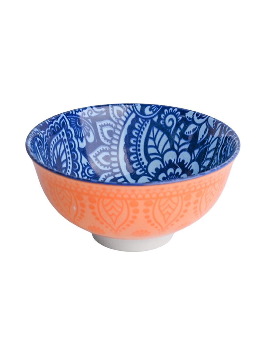 Floral Bowl Set Of 4 (280Ml) - MARKET99