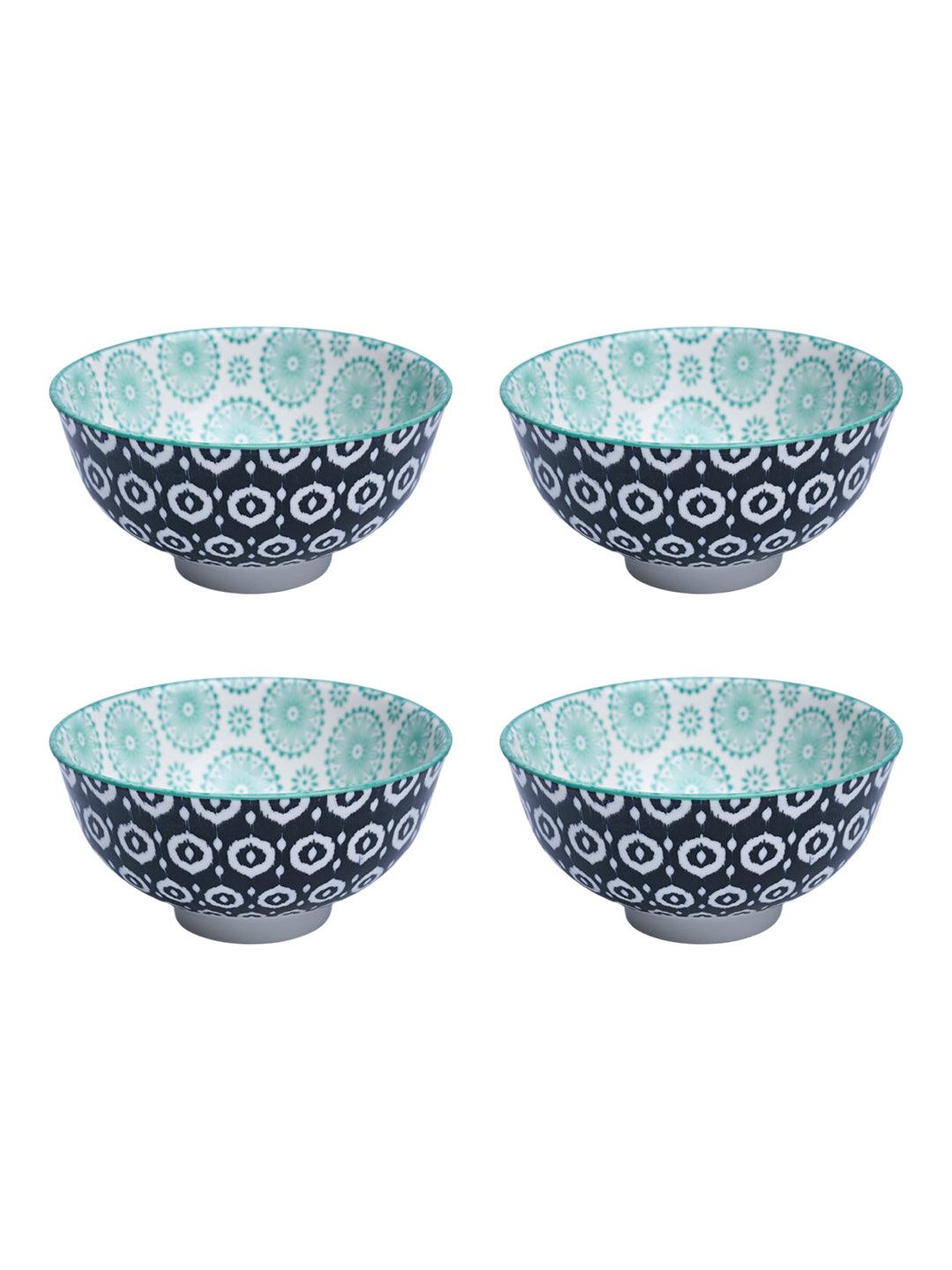 Floral Bowl Set Of 4 (280Ml) - MARKET99