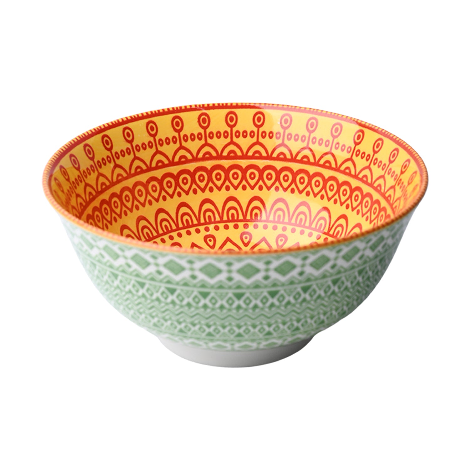 Floral Bowl Set Of 4 (280Ml)