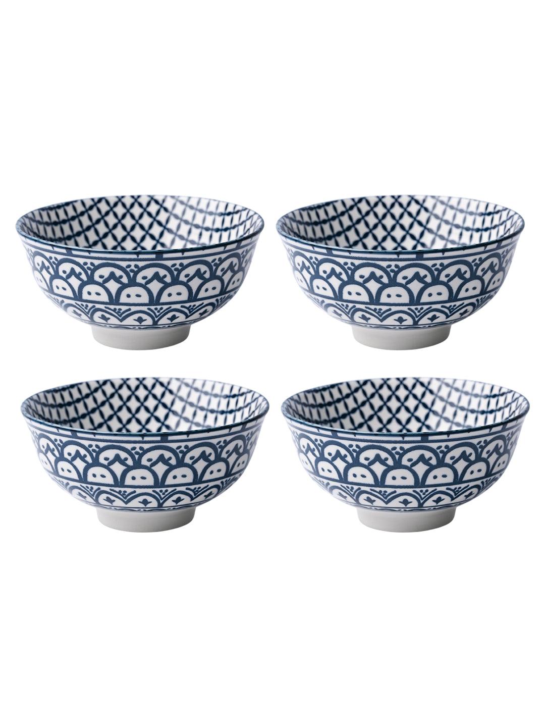 Geomatry Bowl Set Of 4 (280Ml) - MARKET99