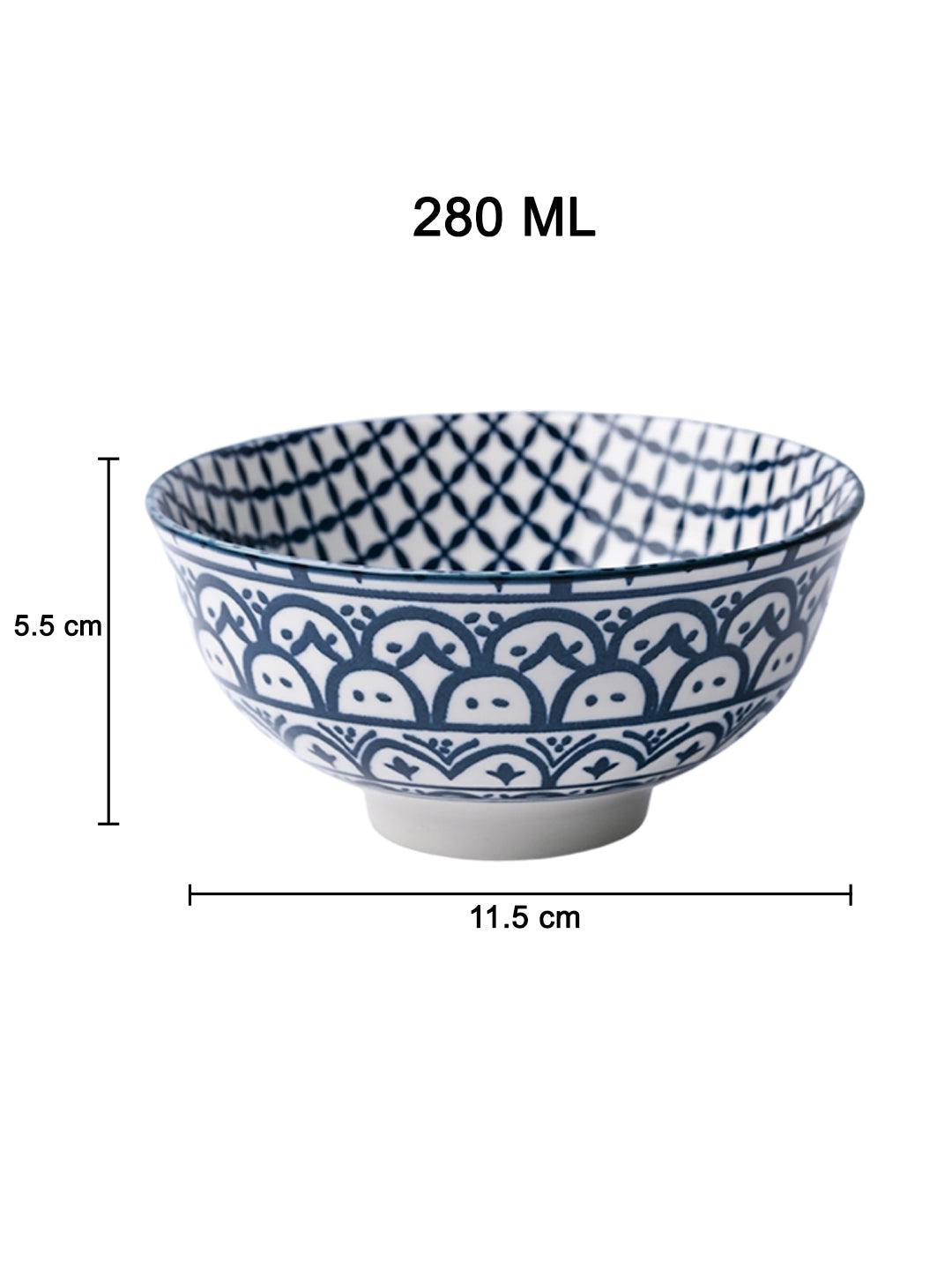 Geomatry Bowl Set Of 4 (280Ml) - MARKET99