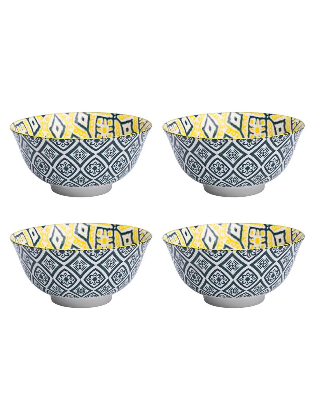 Geomatry Bowl Set Of 4 (280Ml) - MARKET99