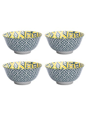 Geomatry Bowl Set Of 4 (280Ml) - MARKET99