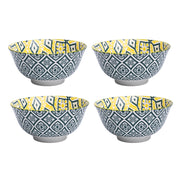 Geomatry Bowl Set Of 4 (280Ml)