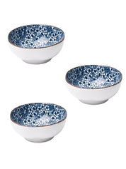 100Ml Blue Bowl Set Of 3 - MARKET99