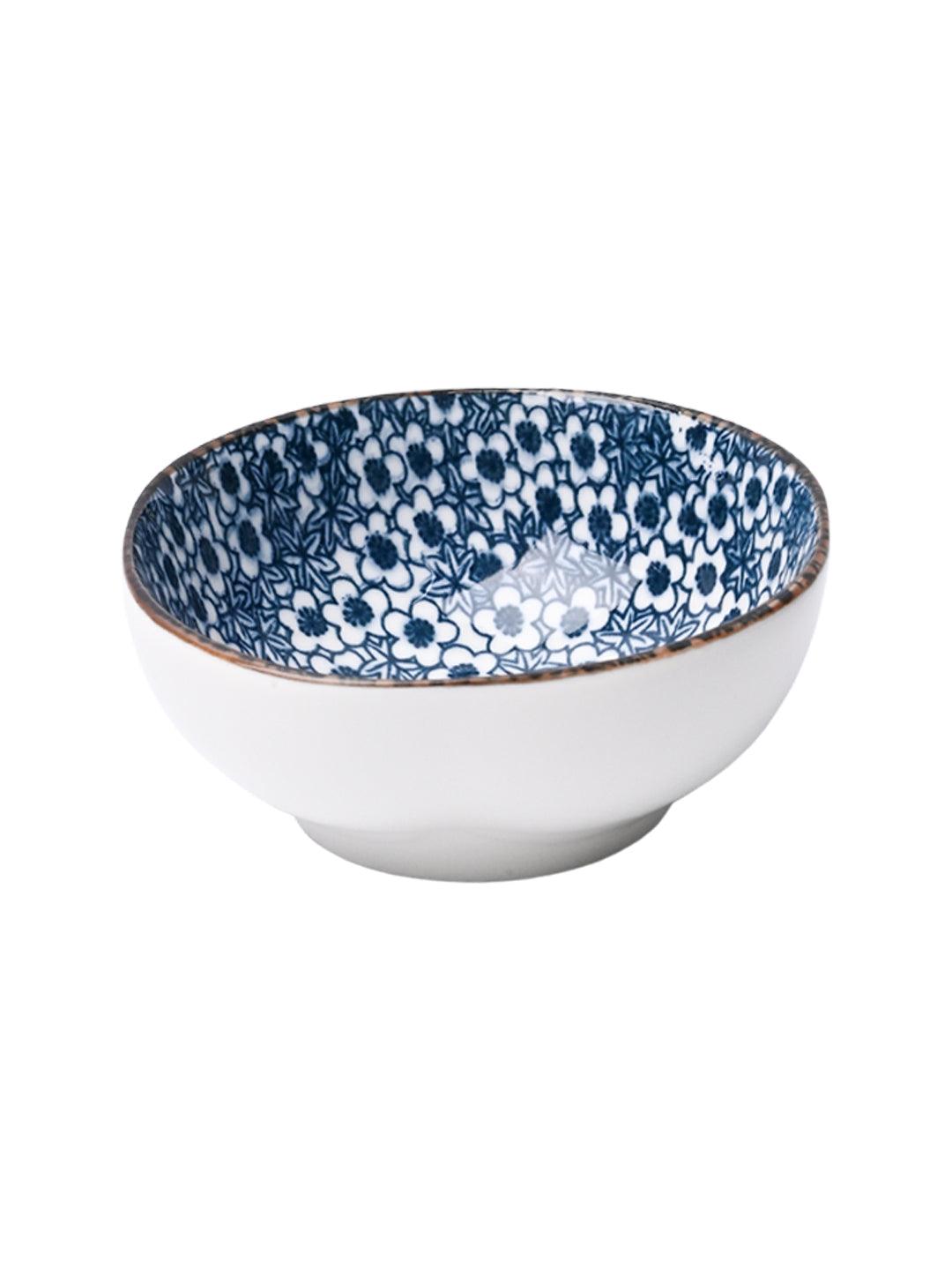 100Ml Blue Bowl Set Of 3 - MARKET99